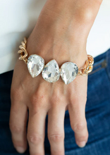 Load image into Gallery viewer, Bring the Bling Gold Cuff