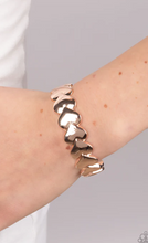 Load image into Gallery viewer, Hearts Galore Rose Gold Cuff