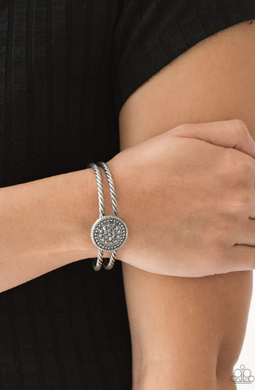 Definitely Dazzling Silver Cuff