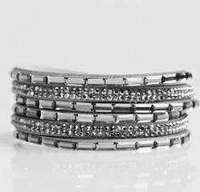 Load image into Gallery viewer, Welcome to the Fashion Show Silver Double Wrap