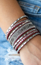 Load image into Gallery viewer, Rhinestone Rumble Red Wrap