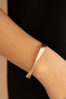 Bringing Basics Back Rose Gold Cuff