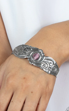 Load image into Gallery viewer, Glowing Enchantment Purple Cuff