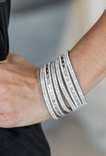 Load image into Gallery viewer, Rock Star Attitude Silver Double Wrap