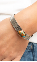 Load image into Gallery viewer, Gobi Glyphs Brown Cuff