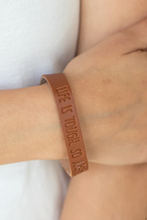 Load image into Gallery viewer, Life Is Tough Brown Wrap