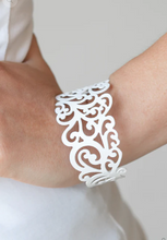 Load image into Gallery viewer, Vine and Dash White Cuff