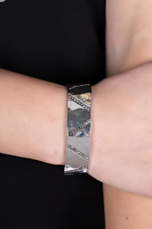 Couture Crusher Silver Cuff