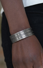 Load image into Gallery viewer, Patterned Plains Silver Cuff