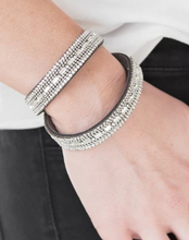 Load image into Gallery viewer, Shimmer and Sass Silver Double Wrap