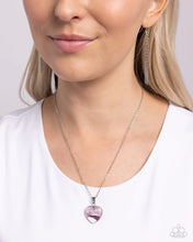 Load image into Gallery viewer, HEART Exhibition Purple Necklace