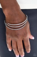 Load image into Gallery viewer, Iridescently Infatuated Black Coil Cuff