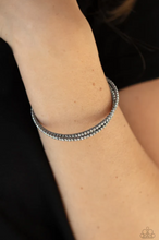 Load image into Gallery viewer, Iridescently Intertwined Black Coil Cuff
