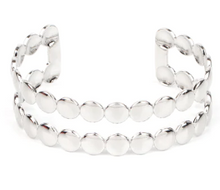 Load image into Gallery viewer, On The Spot Shimmer Silver Cuff