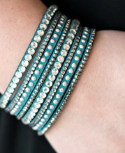 Load image into Gallery viewer, Guitars And Glitter Blue Wrap