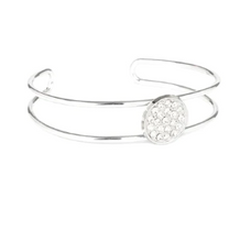 Load image into Gallery viewer, Dial Up The Dazzle White Cuff