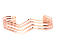 Load image into Gallery viewer, Waverunner Copper Cuff