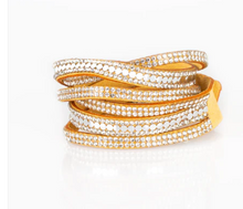 Load image into Gallery viewer, Rock Star Attitude Yellow Double Wrap