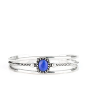Load image into Gallery viewer, Top of the Pop Charts Blue Cuff