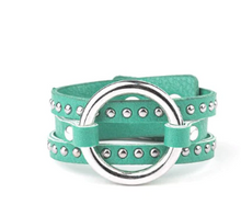 Load image into Gallery viewer, Studded Statement Maker Green Wrap