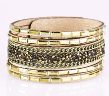 Load image into Gallery viewer, Less Bitter More Glitter Brass Wrap