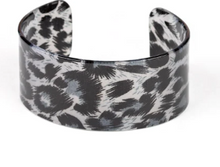 Load image into Gallery viewer, Top Cat Silver Acrylic Cuff