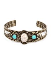 Load image into Gallery viewer, Artisan Ancestry Brass Cuff