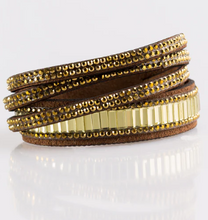 Load image into Gallery viewer, Just In Showtime Brass Double Wrap
