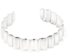 Load image into Gallery viewer, Across the Heir Waves Silver Cuff