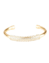 Load image into Gallery viewer, Day to Day Dazzle Gold Cuff
