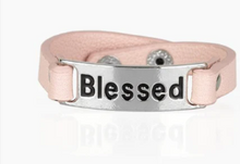 Load image into Gallery viewer, Count Your Blessings Pink Snap Bracelet