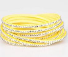 Load image into Gallery viewer, Do The Hustle Yellow Double Wrap
