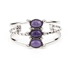Load image into Gallery viewer, Extra Earthy Purple Cuff