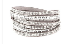 Load image into Gallery viewer, Rock Star Attitude Silver Double Wrap