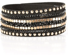 Load image into Gallery viewer, Runaway Runway Black w/Gold Wrap