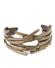 Load image into Gallery viewer, Stockpiled Style Brass Cuff