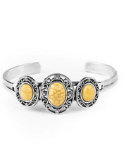 Load image into Gallery viewer, Stone Sage Yellow Cuff