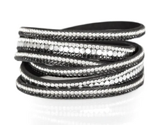 Load image into Gallery viewer, Rock Star Attitude Black Double Wrap