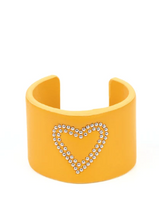 Load image into Gallery viewer, Rodeo Romance Yellow Cuff