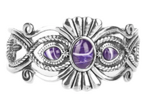 Load image into Gallery viewer, Rural Rumination Purple Cuff