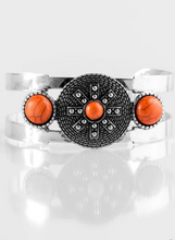 Load image into Gallery viewer, Here Comes The Sundial Orange Cuff