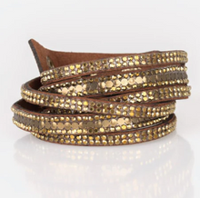 Load image into Gallery viewer, Rock Star Attitude Brass Double Wrap