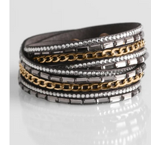 Load image into Gallery viewer, Cheaters Never Prosper Gold Double Wrap