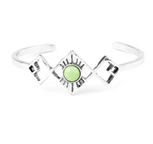 Load image into Gallery viewer, Dainty Deco Green Cuff