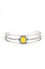Load image into Gallery viewer, Top of the Pop Charts Yellow Cuff
