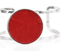 Load image into Gallery viewer, Colorful Cosmos Red Cuff