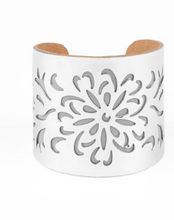 Load image into Gallery viewer, Get Your Bloom On Silver Cuff