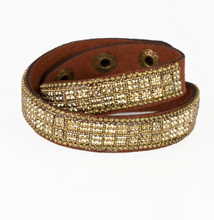 Load image into Gallery viewer, Rock Band Refinement Brass Double Wrap