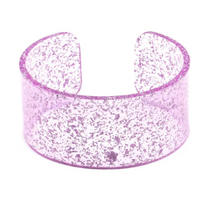 Load image into Gallery viewer, Snap Crackle Pop Purple Acrylic Cuff
