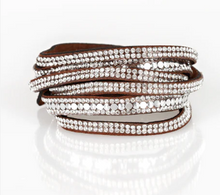 Load image into Gallery viewer, Rock Star Attitude Brown Double Wrap